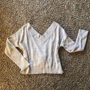 Great condition tan long sleeve shimmer sweater